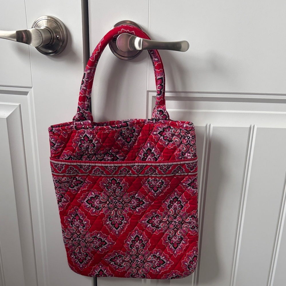 Vera Bradley Crimson Print Tote